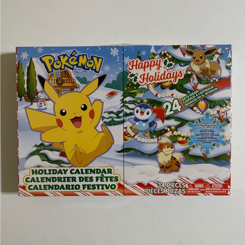 Pokemon Holiday Calendar-New